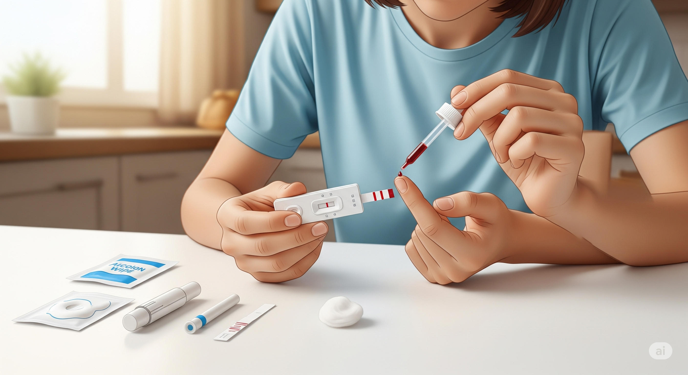 Alat tes cepat demam berdarah yang digunakan di rumah